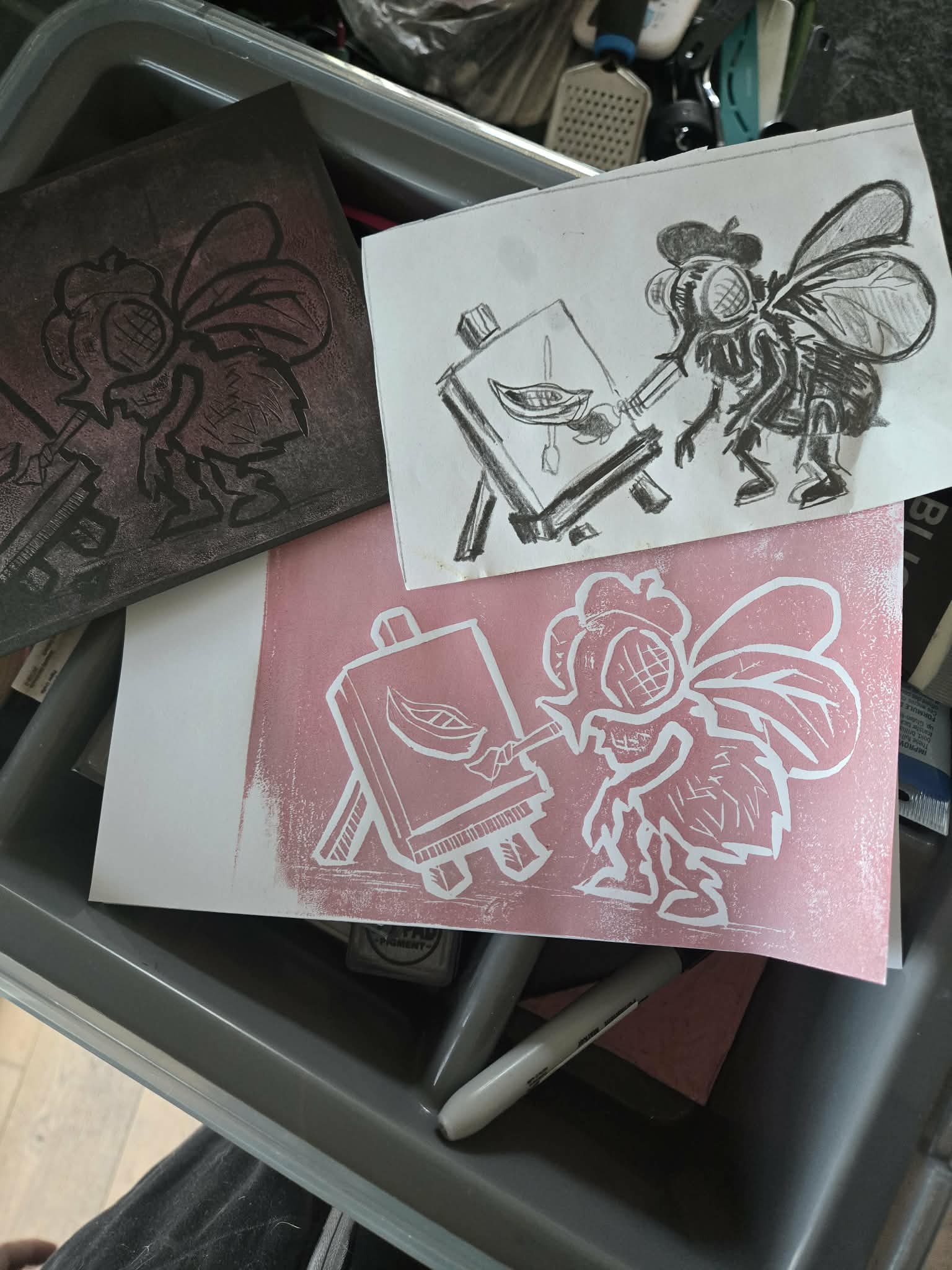 Lino Print-Making Art Final