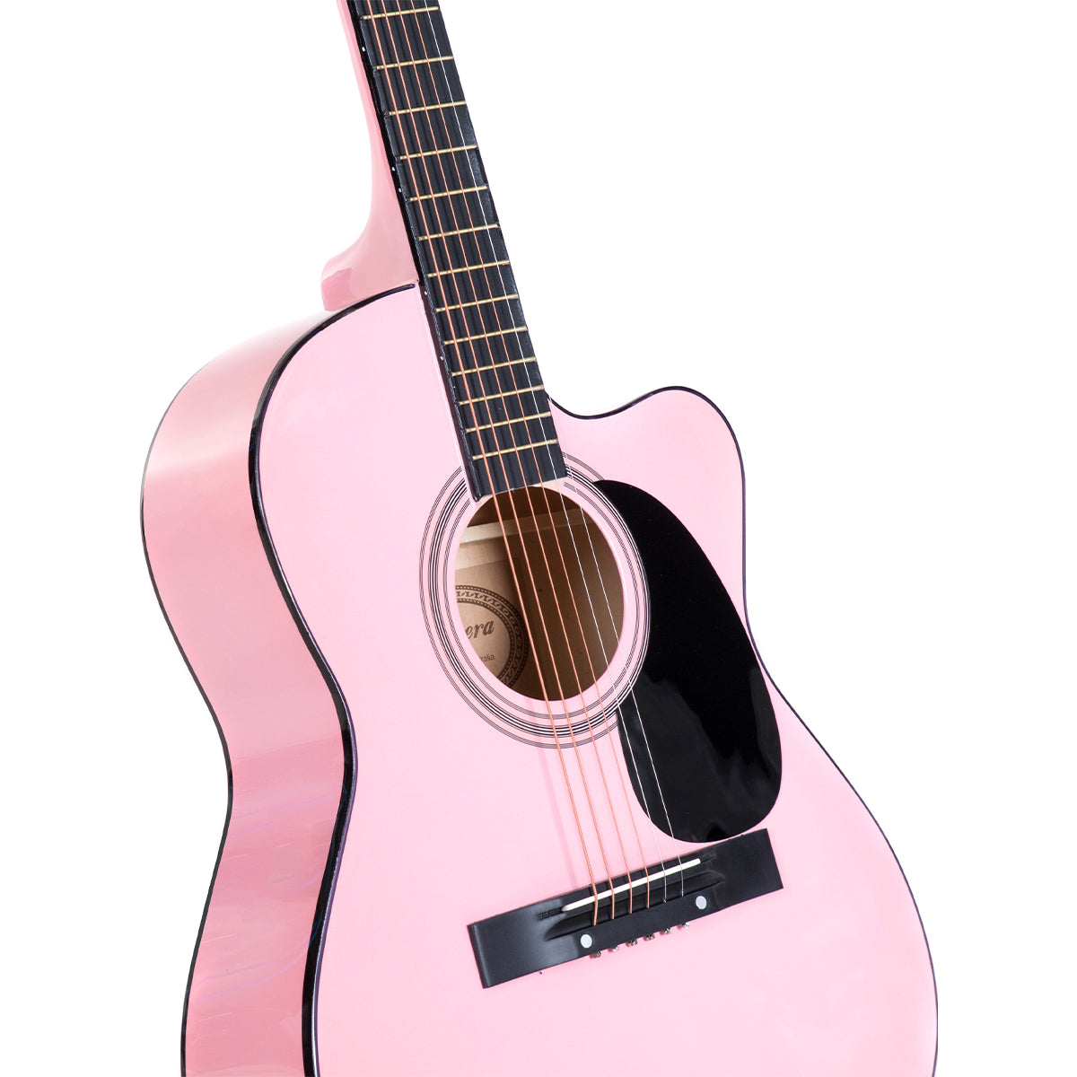 NNEDPE Karrera Acoustic Cutaway 40in Guitar - Pink