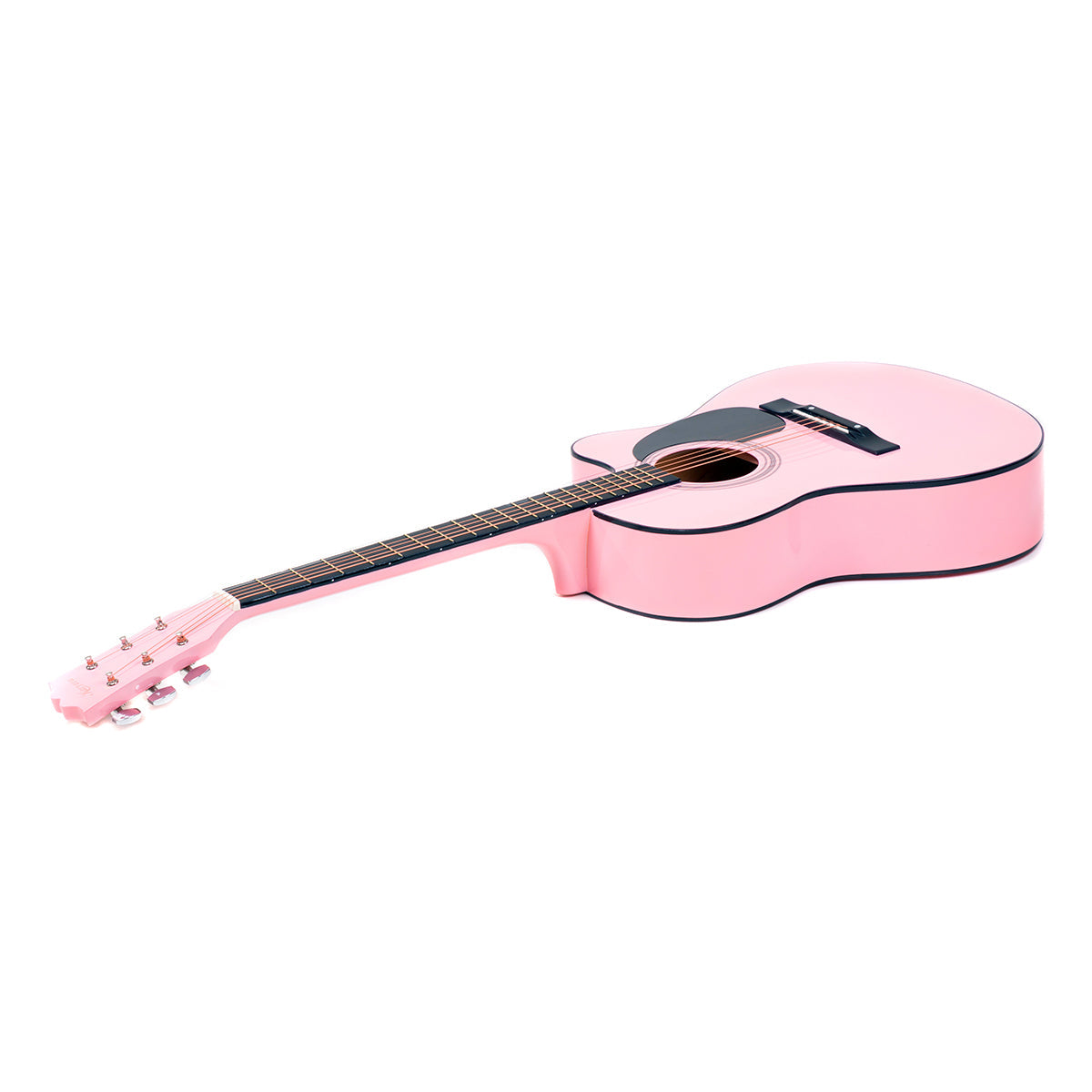 NNEDPE Karrera Acoustic Cutaway 40in Guitar - Pink